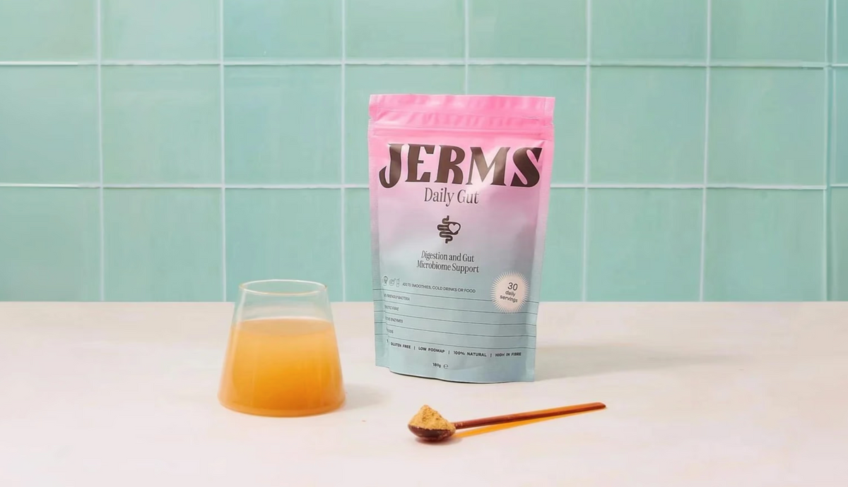 Daily Gut pouch — supports the microbiome and gut environment behind regular digestion